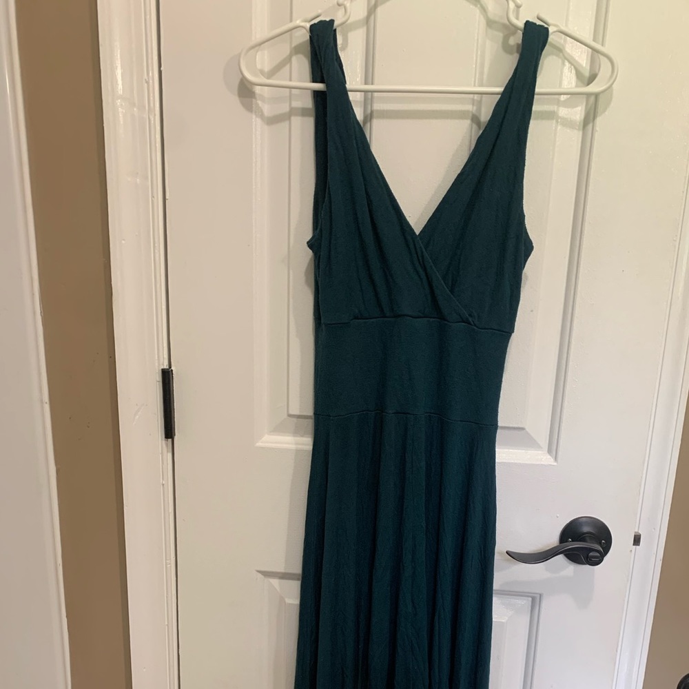 Green summer dress